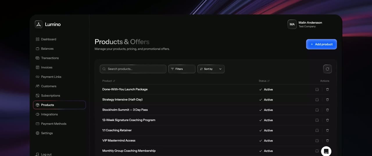 Products