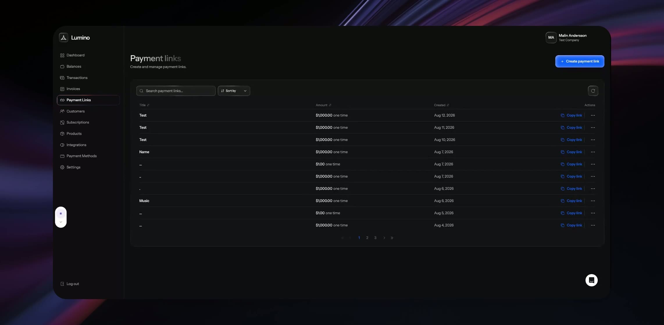 Payment Links